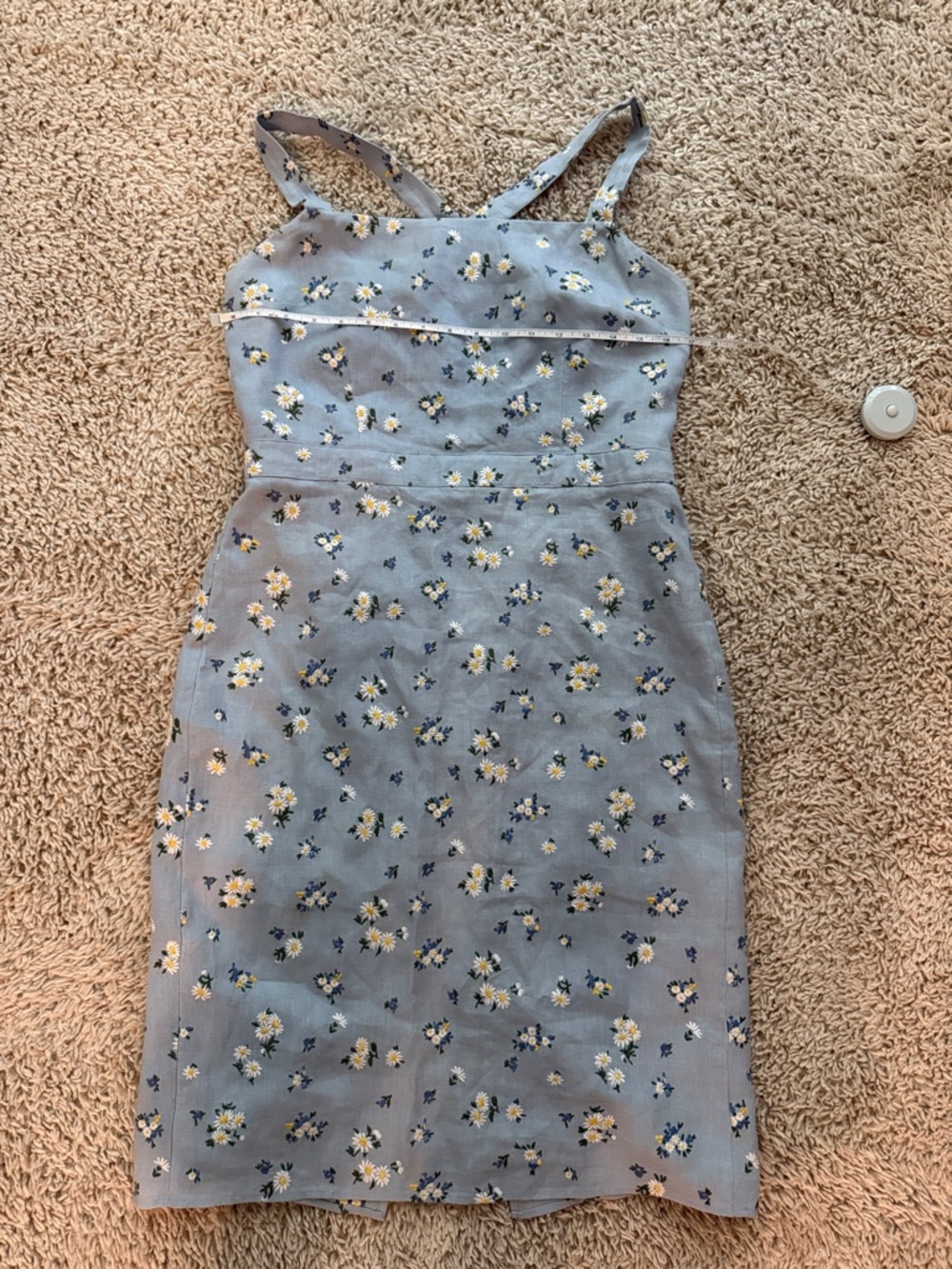 Reformation Ereka Dress Mineral Daisy size 10